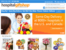 Tablet Screenshot of hospitalgiftshop.com